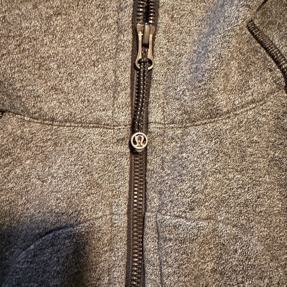 Lululemon Scuba Hoodie II in Heathered Speckled Black Size 4 - Picture 10 of 13